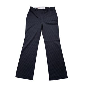 Brooks Brothers Red Fleece Tollegno 1900 Pants Blue Pinstripe Wool Trousers 8